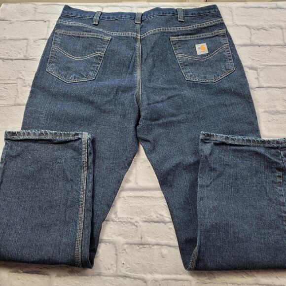 Flame Resistant Carhartt NFPA 2112/CAT 2 Self Extinguishing Work Jean size 40x30 - Picture 4 of 15